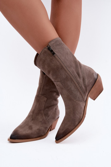 Haut INildlederschuhe CoZuboy-Stil sich Zuarm laufen Feminin Zazoo 4311 Beige 2
