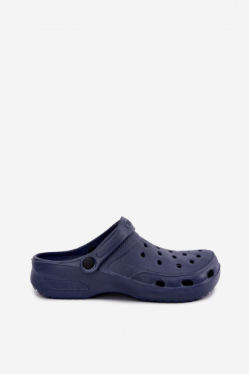 Dunkelblaue leichte Herren-Slipper Adriah 2