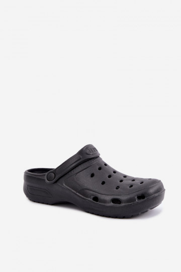 Schwarze leichte Herren-Slipper Adriah