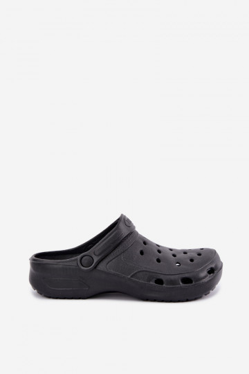 Schwarze leichte Herren-Slipper Adriah 2