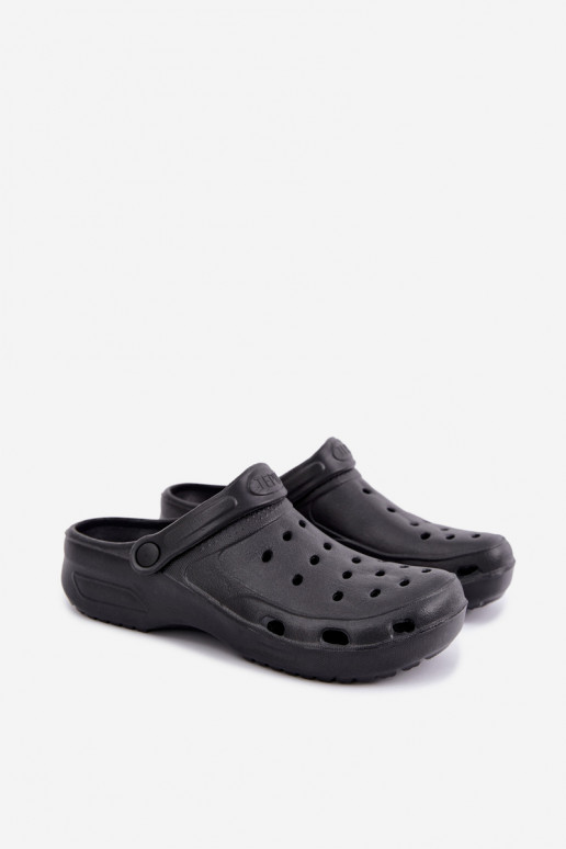 Schwarze leichte Herren-Slipper Adriah