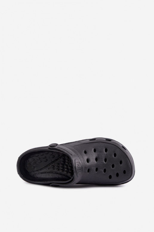 Schwarze leichte Herren-Slipper Adriah