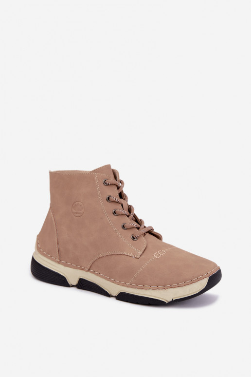 Isolierte Damenstiefeletten, sandfarben Lerissa