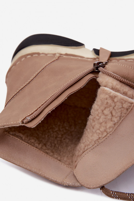 Isolierte Damenstiefeletten, sandfarben Lerissa