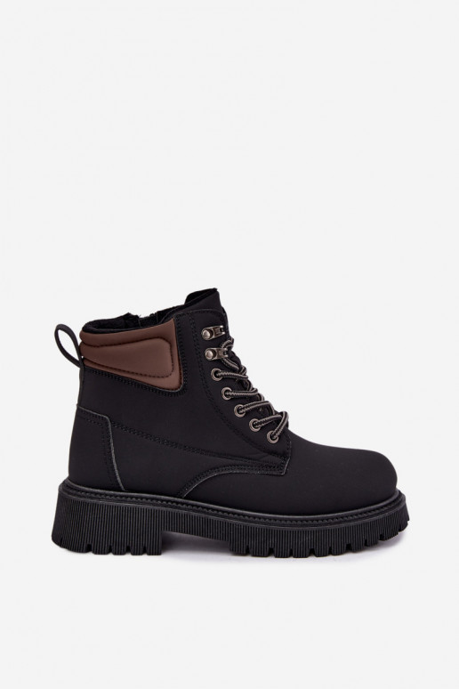 Isolierte schwarze Damenschuhe Sarvella