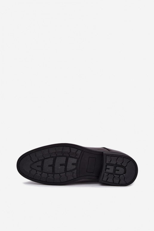 Elegante dunkelbraune Herrenschuhe Calven