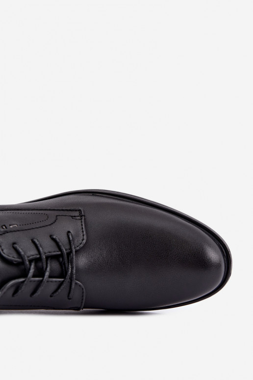 Elegante schwarze Herrenschuhe Calven