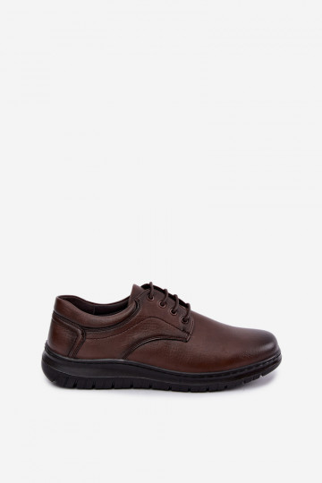 Dunkelbraune Herrenschuhe Varell 2
