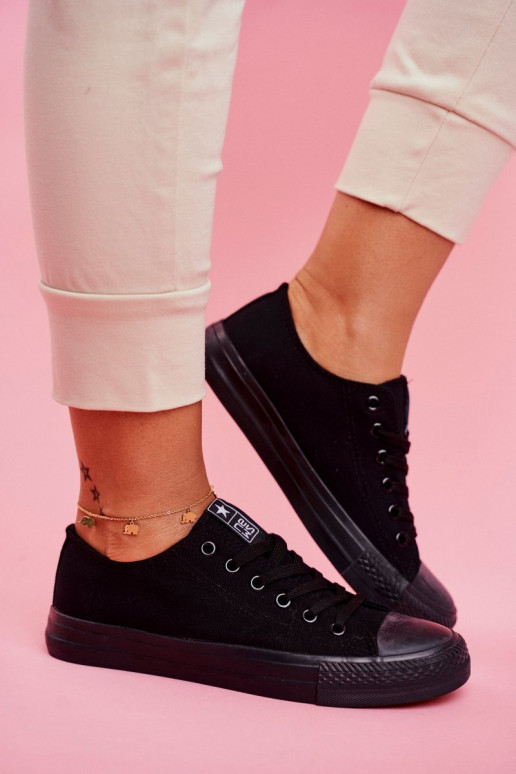 Schwarze klassische Damen Freizeitschuhe Ecoma