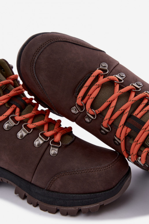 Herren-Wanderstiefel Big Star UU174195 HI-Poly System dunkelbraun