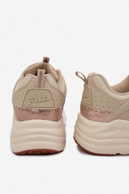 Damen-Sneaker mit Plattform FLA SKYE FFIN0586.73239 sandfarben