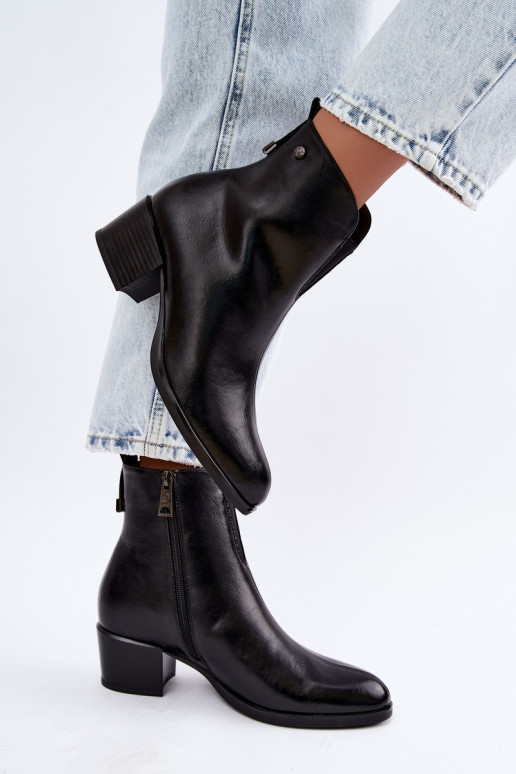 Isolierte Stiefeletten Klocke Vinceza 58654 in schwarzer Farbe