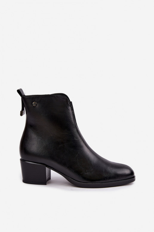 Isolierte Stiefeletten Klocke Vinceza 58654 in schwarzer Farbe