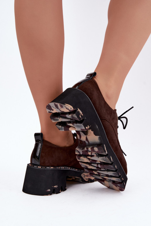 Damenstiefel aus Kunstveloursleder Klocke Artiker 59C0276 schokoladenfarben