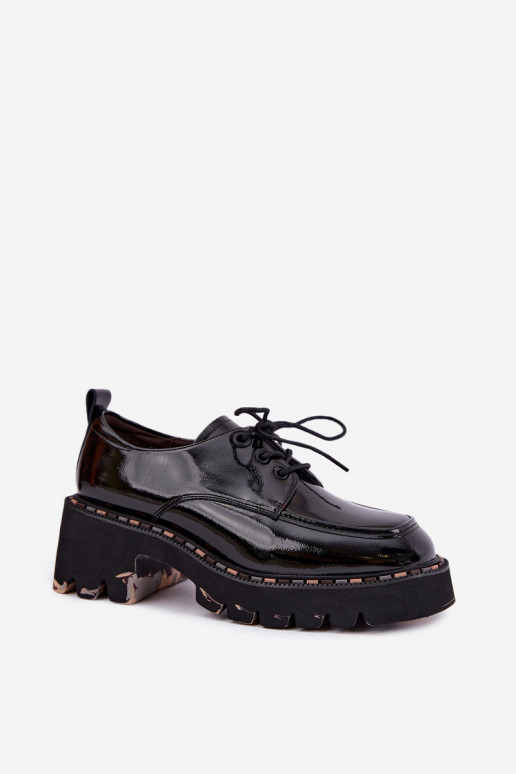 Lackleder Damen Slipper Klocke Artiker 59C0279 schwarz