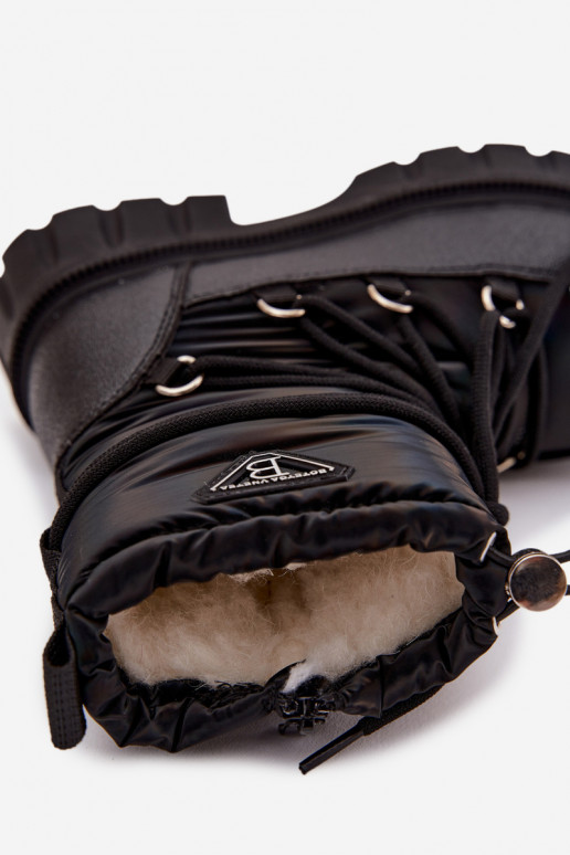 Schwarze Kinder Schneestiefel Adelisse