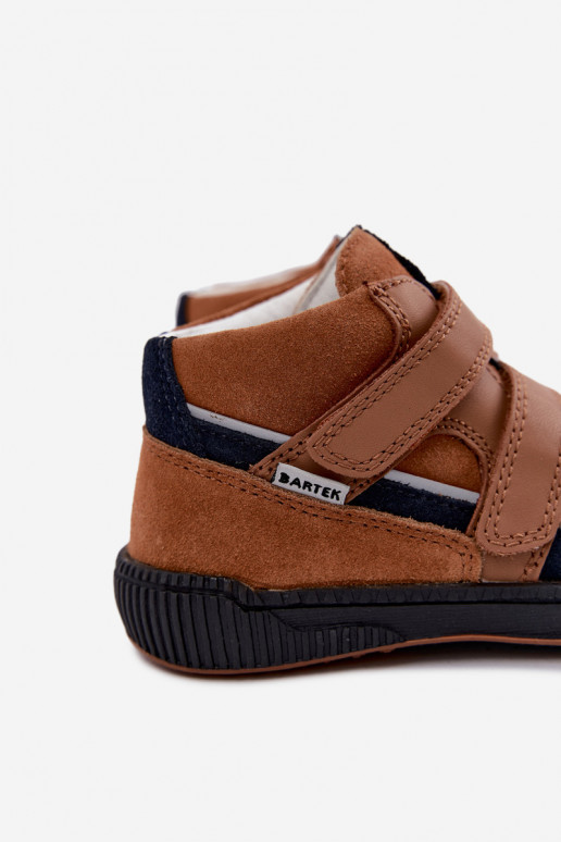Braune Leder-Kinderschuhe Bartek 8631673