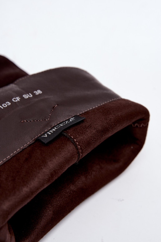 Haut aus INildleder Stiefel CoZuboy-Stil mit Absätzen Vinceza 133103 CzekoladoZue