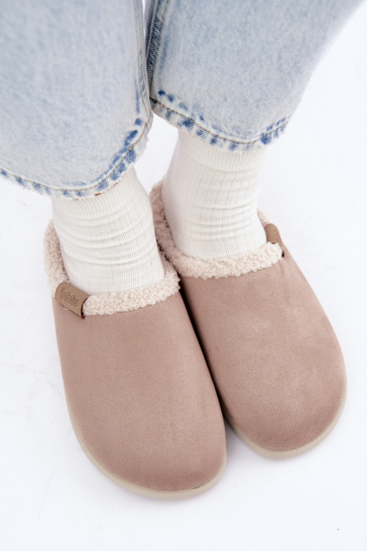 Damen Hausschuhe mit Isolierung Inblu ET000042 sand