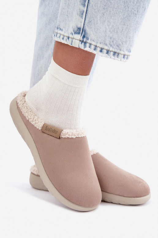 Damen Hausschuhe mit Isolierung Inblu ET000042 sand