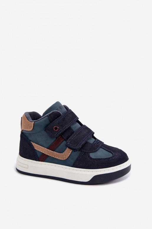 Dunkelblaue Jungen Sneaker Bartek 8801216