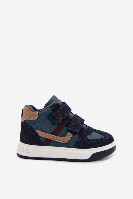 Sneakers Stilvollllschuhe für Jungs Bartek 8801216 Dunkelblau
