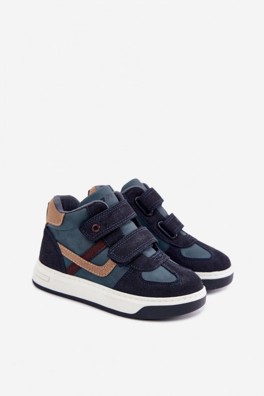 Sneakers Stilvollllschuhe für Jungs Bartek 8801216 Dunkelblau