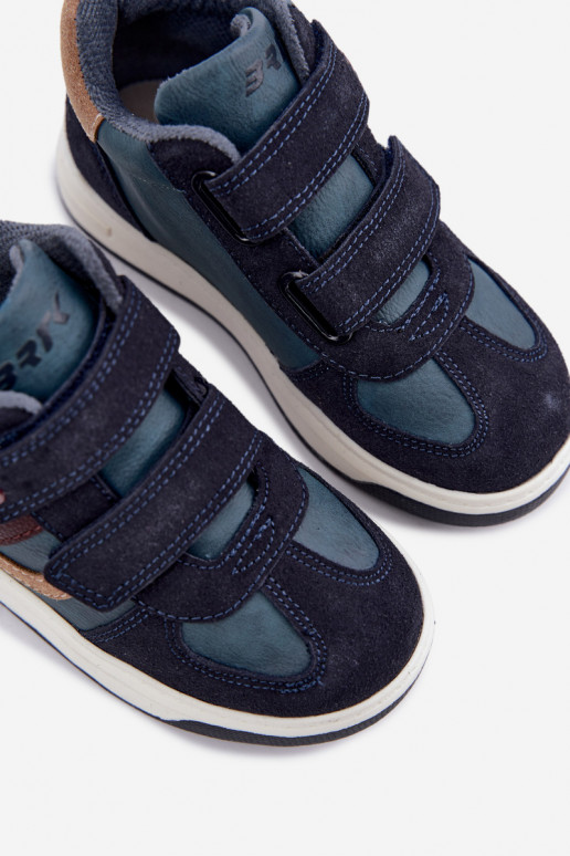 Sneakers Stilvollllschuhe für Jungs Bartek 8801216 Dunkelblau