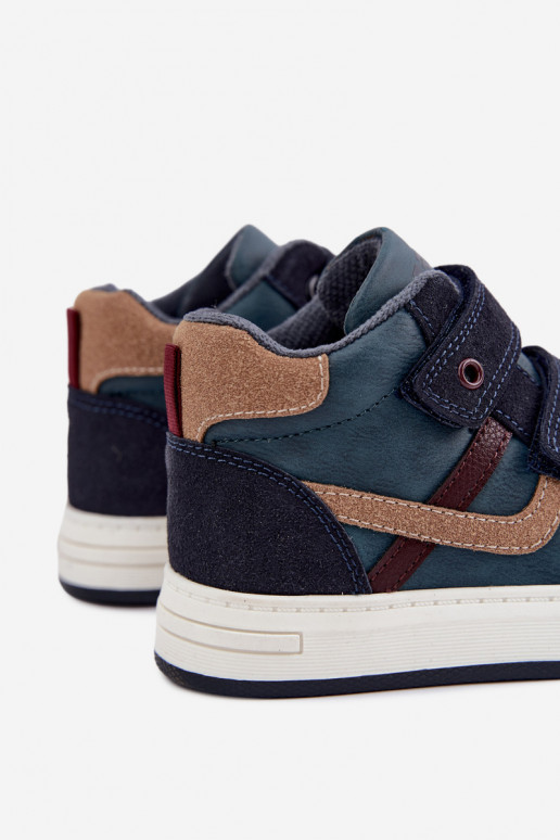 Sneakers Stilvollllschuhe für Jungs Bartek 8801216 Dunkelblau