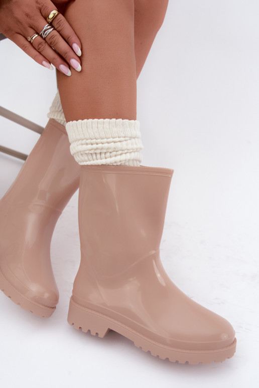 Damen Gummistiefel in Sand Elvara