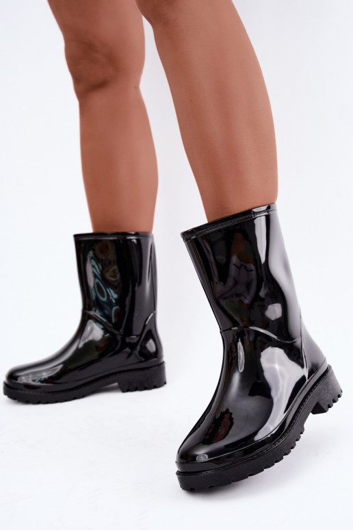 Damen Gummistiefel in Schwarz Elvara