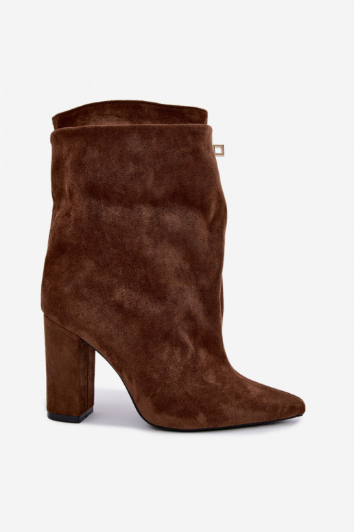 Fiametta warme Slipper-Stiefeletten in Braun
