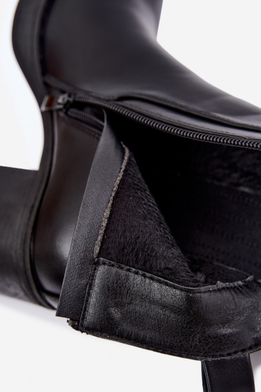 Gisandra warme Stiefeletten in Schwarz