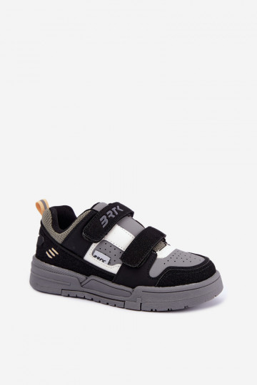 Sneaker für Jungen Bartek 8700210 in Schwarz und Grau