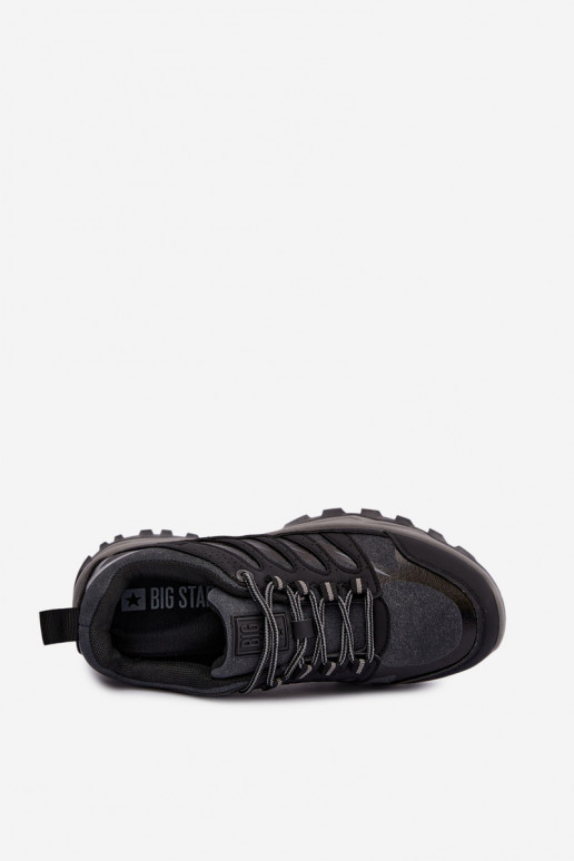 Herren Big Star UU174240 Wanderschuhe in Schwarz