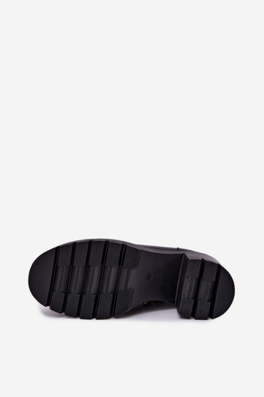 Klocke gefütterte Stiefeletten Vinceza 58672 in schwarz