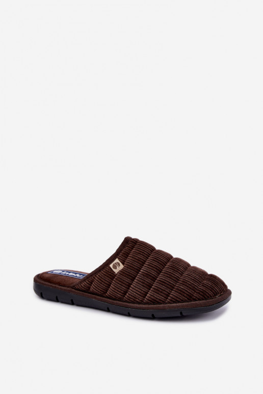 Braune Herren Hausschuhe Inblu 91000034