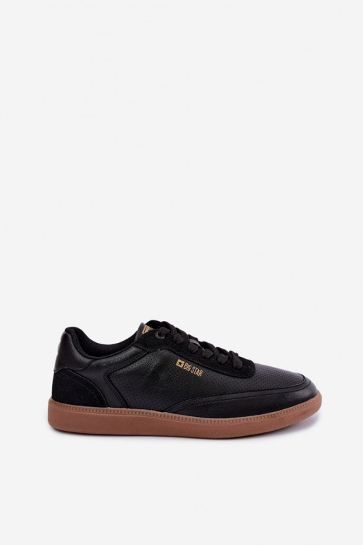 Schwarze Herren Sneakers Big Star UU174045