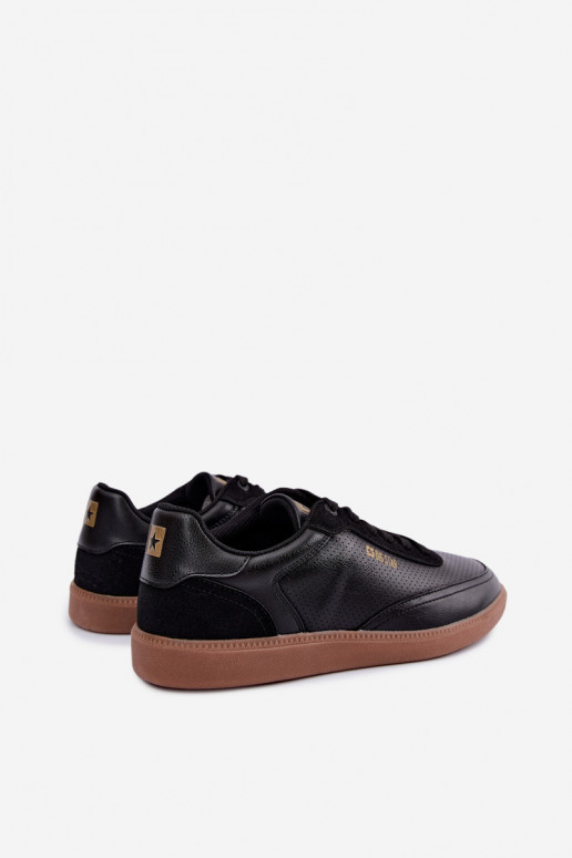 Schwarze Herren Sneakers Big Star UU174045