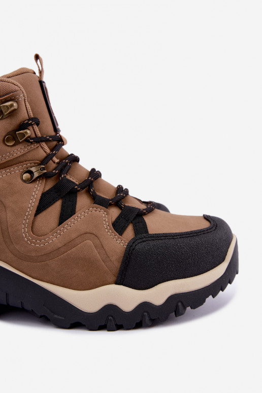 Braune Herren Wanderschuhe Big Star UU174182 HI-Poly System