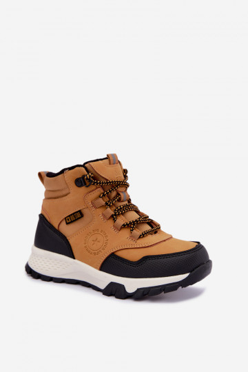 Braune gefütterte Kinderstiefel Big Star UU374002