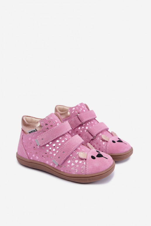 Rosa Kinderschuhe mit Herzen Bartek 8631965