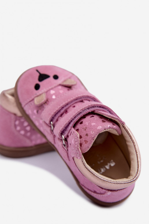 Rosa Kinderschuhe mit Herzen Bartek 8631965