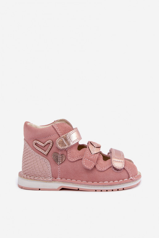 Damen Sandalen für Kinder Bartek 8550069 in Rosa