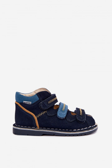 Damen Sandalen für Jungen Bartek 8920061 in Dunkelblau 2