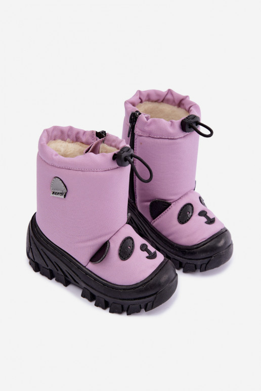 Kinder Schneestiefel aus wasserdichtem Material Bartek 11045801 in Lila