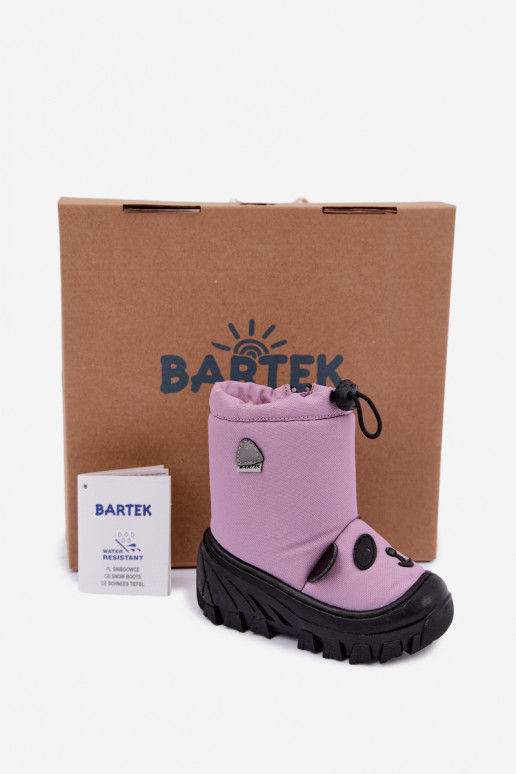 Kinder Schneestiefel aus wasserdichtem Material Bartek 11045801 in Lila