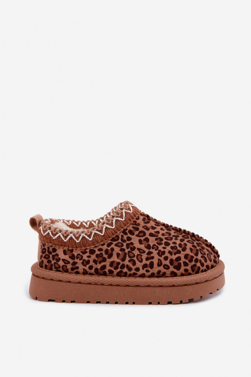 Kinder Schneestiefel mit Leopardenmuster Ysmerine