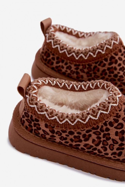Kinder Schneestiefel mit Leopardenmuster Ysmerine