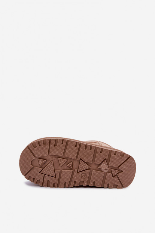 Kinder Schneestiefel mit Herzen in Sand Gracina
